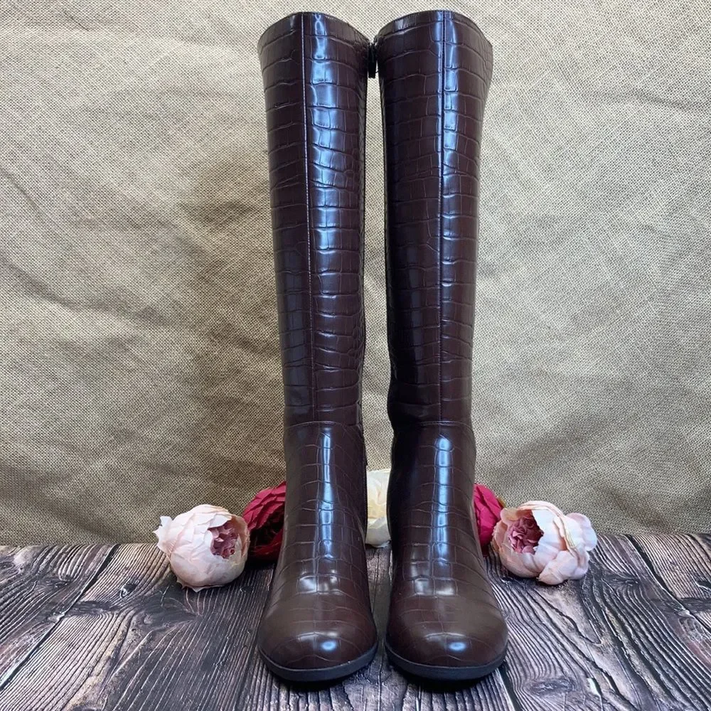 Giani Bernini Dark Brown Adonnys Dress Boots 10M - Picture 3 of 8